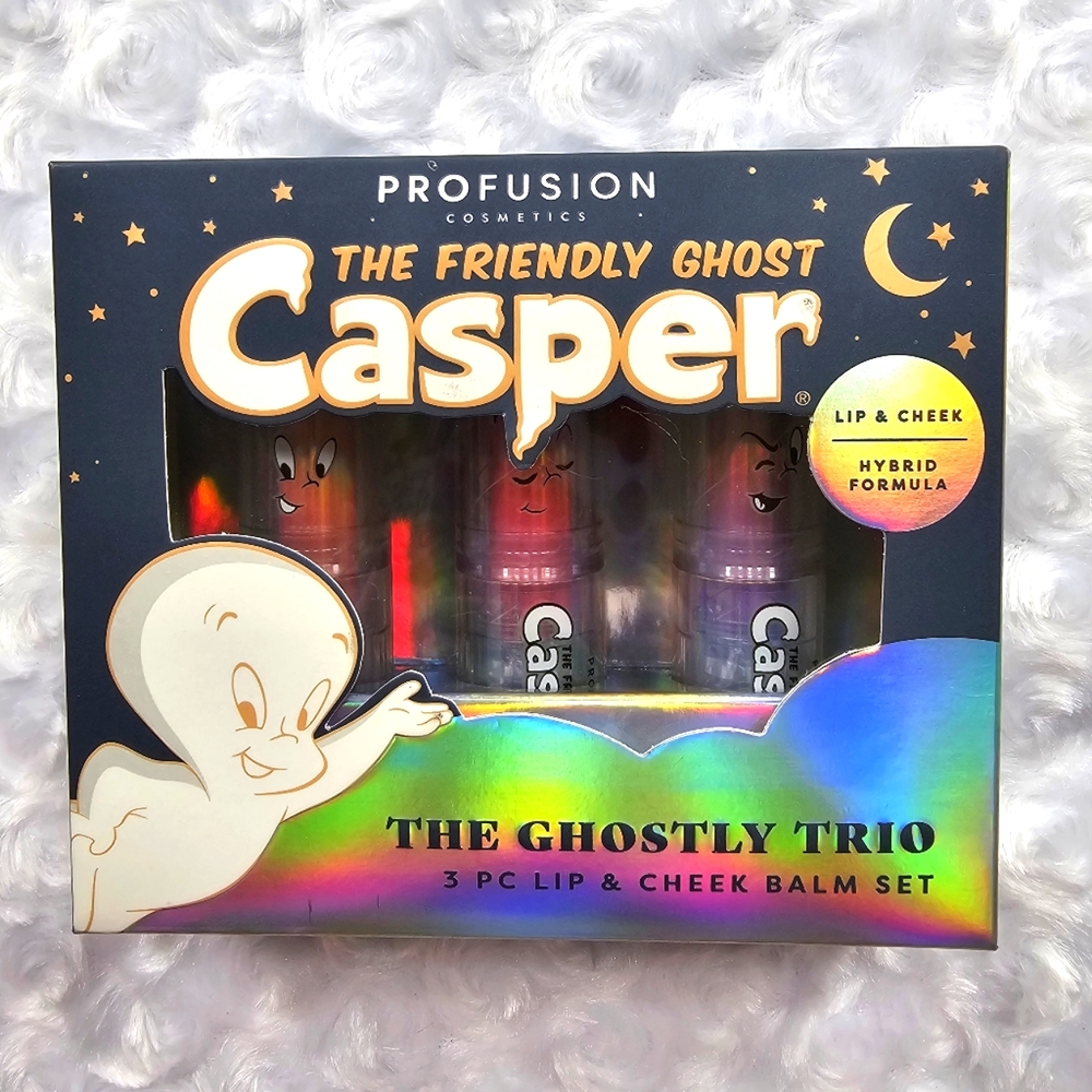 🎉EXCLUSIVE LIMITED EDITION🎉Profusion Casper Ghostly Lip & Cheek Balm Trio!